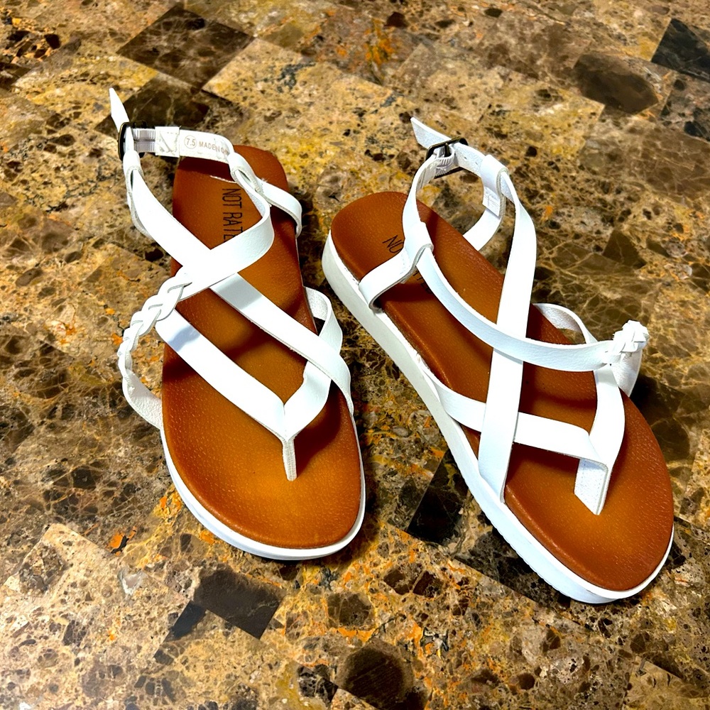 White sandals 🎀